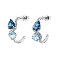 Earrings Brosway Woman FANCY - CLOUD LIGHT BLUE in Silver FCL137